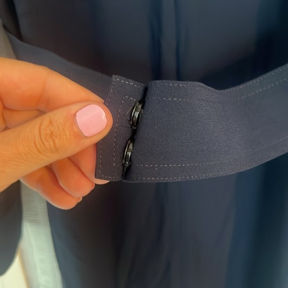 NWT Judith & Charles Rhone Long Sleeve Navy Dress Size 8 $550 - Picture 7 of 8